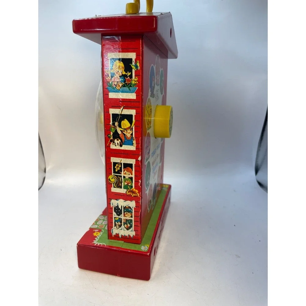 2009 FISHER PRICE music box teaching  CLOCK-# 998-VTG
